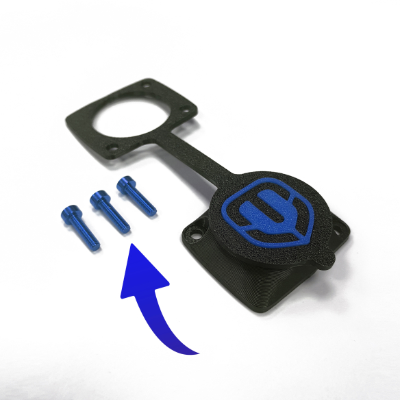 MONDRAKAP - Couvercle Hermétique Amélioré pour Port de Charge Mondraker avec Vis Colorées