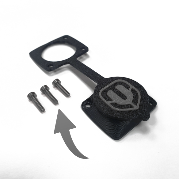 MONDRAKAP - Couvercle Hermétique Amélioré pour Port de Charge Mondraker avec Vis Colorées