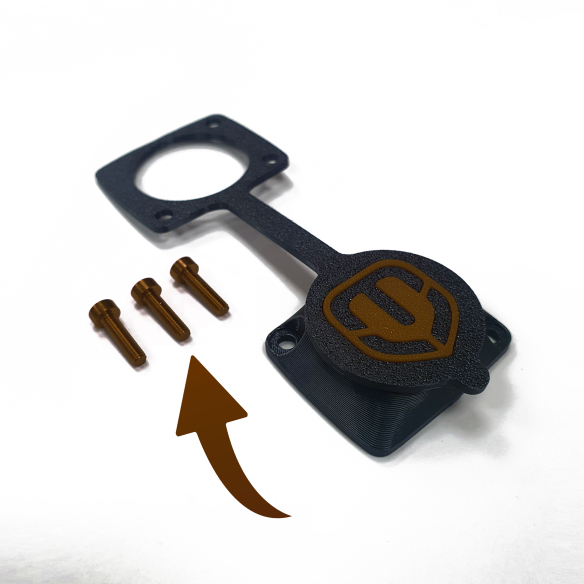 MONDRAKAP - Upgraded Hermetic Charging Port Cover for Mondraker with Colored Screws