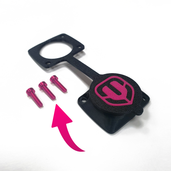 MONDRAKAP - Couvercle Hermétique Amélioré pour Port de Charge Mondraker avec Vis Colorées