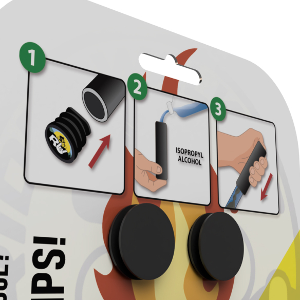 ENDUGRIPS PRORACE - Manopole MTB ad alte prestazioni da 32mm di spessore