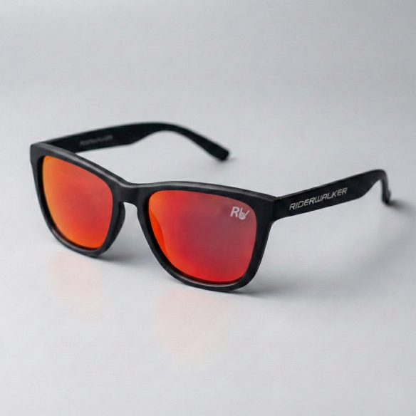 PADDOCK - Gafas de Sol Polarizadas Lifestyle - Montura Negra Mate & Lentes TAC Antirreflejos