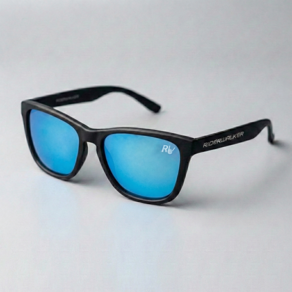 PADDOCK - Occhiali da Sole Lifestyle Polarizzati - Montatura Nero Opaco & Lenti TAC Antiriflesso