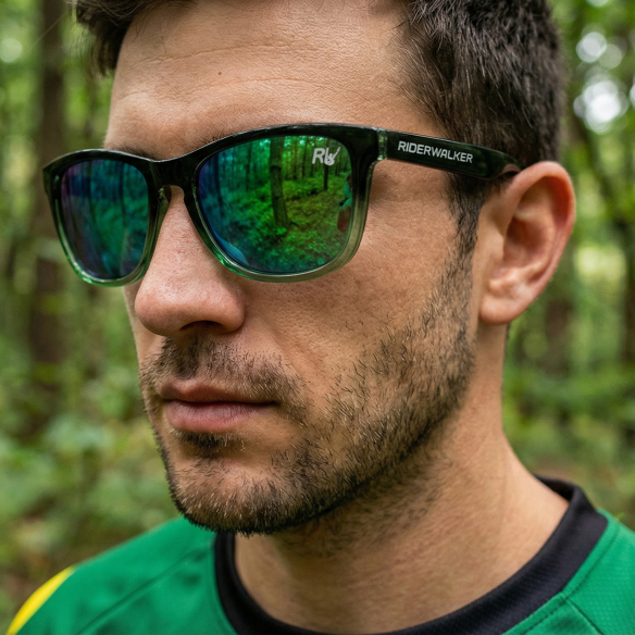 PODIUM - Gepolariseerde Lifestyle Zonnebril - Tweekleurig Montuur & TAC Anti-reflectie Lenzen