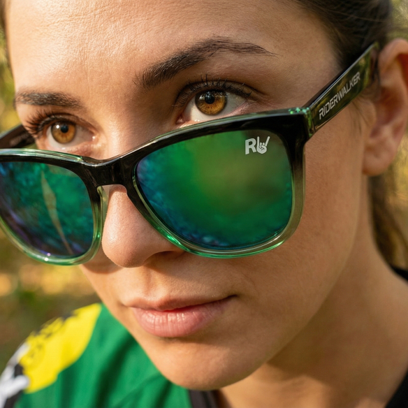 PODIUM - Gepolariseerde Lifestyle Zonnebril - Tweekleurig Montuur & TAC Anti-reflectie Lenzen