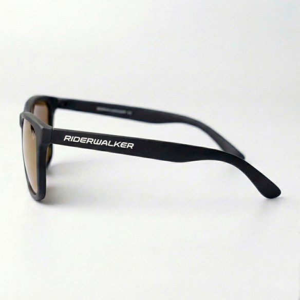 PADDOCK - Lunettes de Soleil Polarisées Lifestyle - Monture Noire Mate & Verres TAC Antireflets