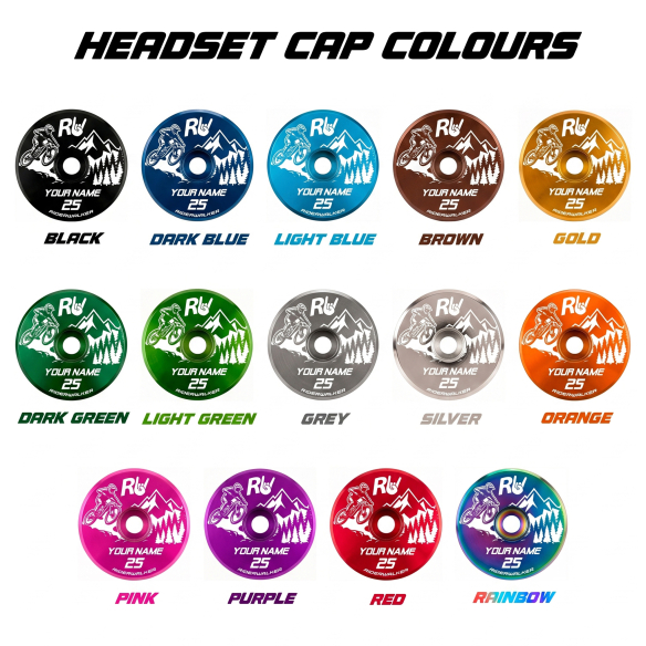 STEMCAP RIDER Headset Top Cap - Custom