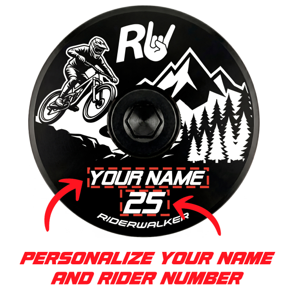 STEMCAP RIDER Headset Top Cap - Custom
