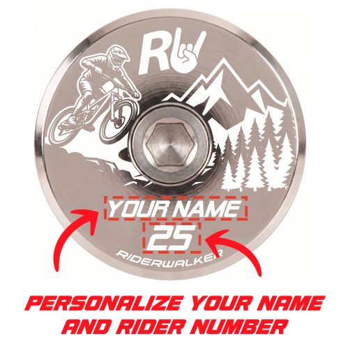 STEMCAP RIDER Headset Top Cap - Custom