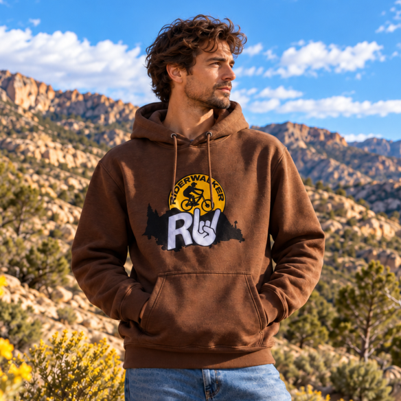 RIDERWALKER AFTER RIDE – Premium Embroidered MTB Hoodie