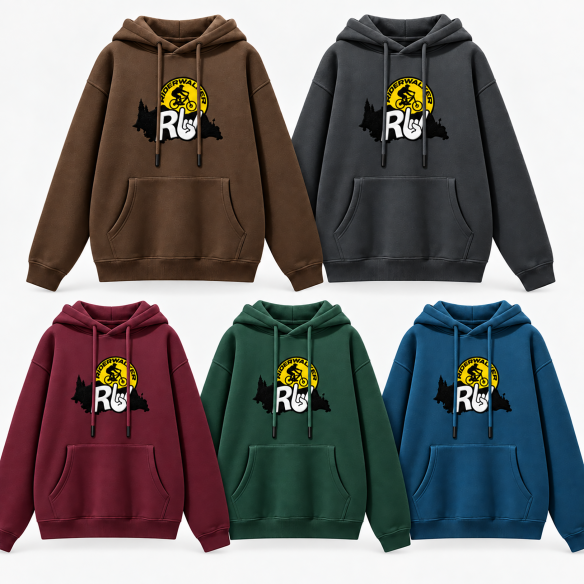 RIDERWALKER AFTER RIDE – Premium Embroidered MTB Hoodie