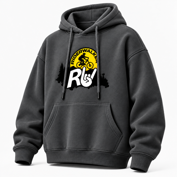 RIDERWALKER AFTER RIDE – Premium Embroidered MTB Hoodie