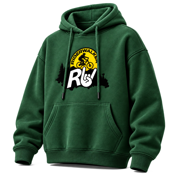 RIDERWALKER AFTER RIDE – Premium Embroidered MTB Hoodie