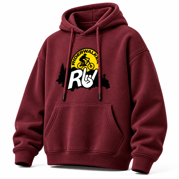 RIDERWALKER AFTER RIDE – Premium Embroidered MTB Hoodie