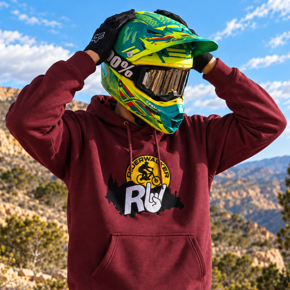 RIDERWALKER AFTER RIDE – Premium Embroidered MTB Hoodie