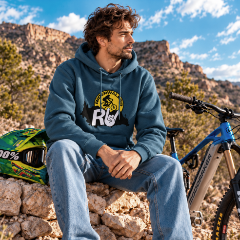 RIDERWALKER AFTER RIDE – Sweat MTB Premium Brodé