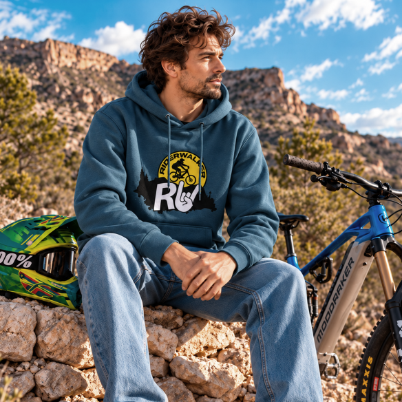 RIDERWALKER AFTER RIDE – Sudadera MTB Premium Bordada