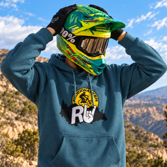 RIDERWALKER AFTER RIDE – Sudadera MTB Premium Bordada