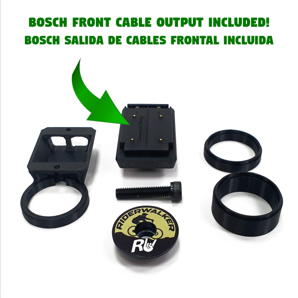 MASTERSTEM DUO - Supporto per Attacco Manubrio per Bosch KIOX 300 e KIOX 500 (Incluso Bosch EB13100009)